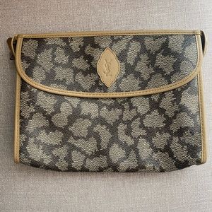 Yves Saint Laurent Giraffe Print pouch